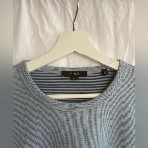 Vince Garment Dye Cotton Long-Sleeve Crew Neck Sweater Size XL - Picture 10 of 16